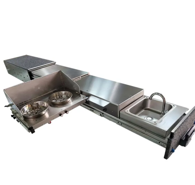 Ridgevale Ultimate Basecamp Slide-Out Kitchen & Drawer System - Double Cab Pickup
