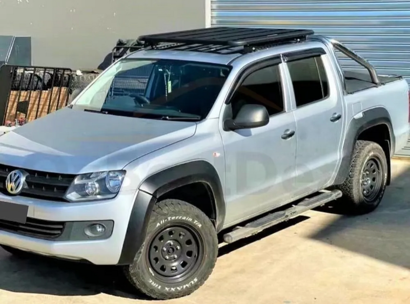 Ridgevale VW Amarok Low Profile Platform Roof Rack — fitted to an Amarok Double Cab